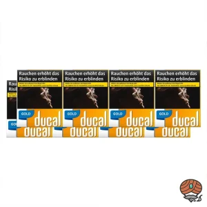 1 Stange Ducal Gold Zigaretten XXL Schachtel 8×29 Stück