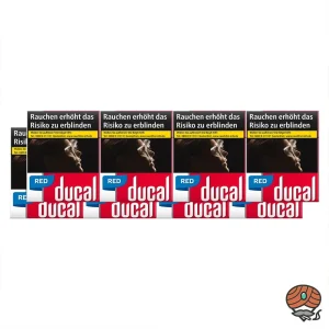 1 Stange Ducal Red / Rot Zigaretten XL Schachtel 8×25 Stück