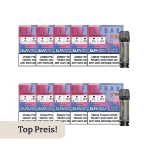10er Pack E-Liquidpod ELFBAR Elfa Mix Berries 0 mg 2 Pods ( OHNE NIKOTIN )