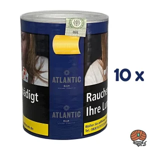 10x ATLANTIC Blue Tabak / Volumentabak Dose à 65g