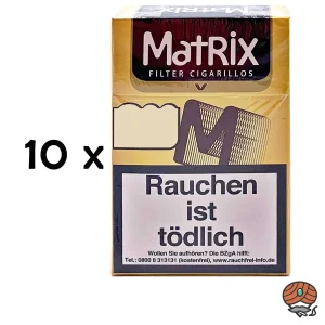 10x Matrix V (Vanilla) Filterzigarillos à 17 Stück