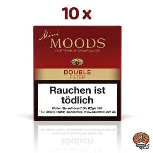 10x Moods Mini Premium Double Filterzigarillos à 10 Stück