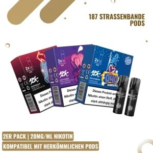 187 Strassenbande Pods 20mg 鈥?ELFA kompatibel (2er Pack)
