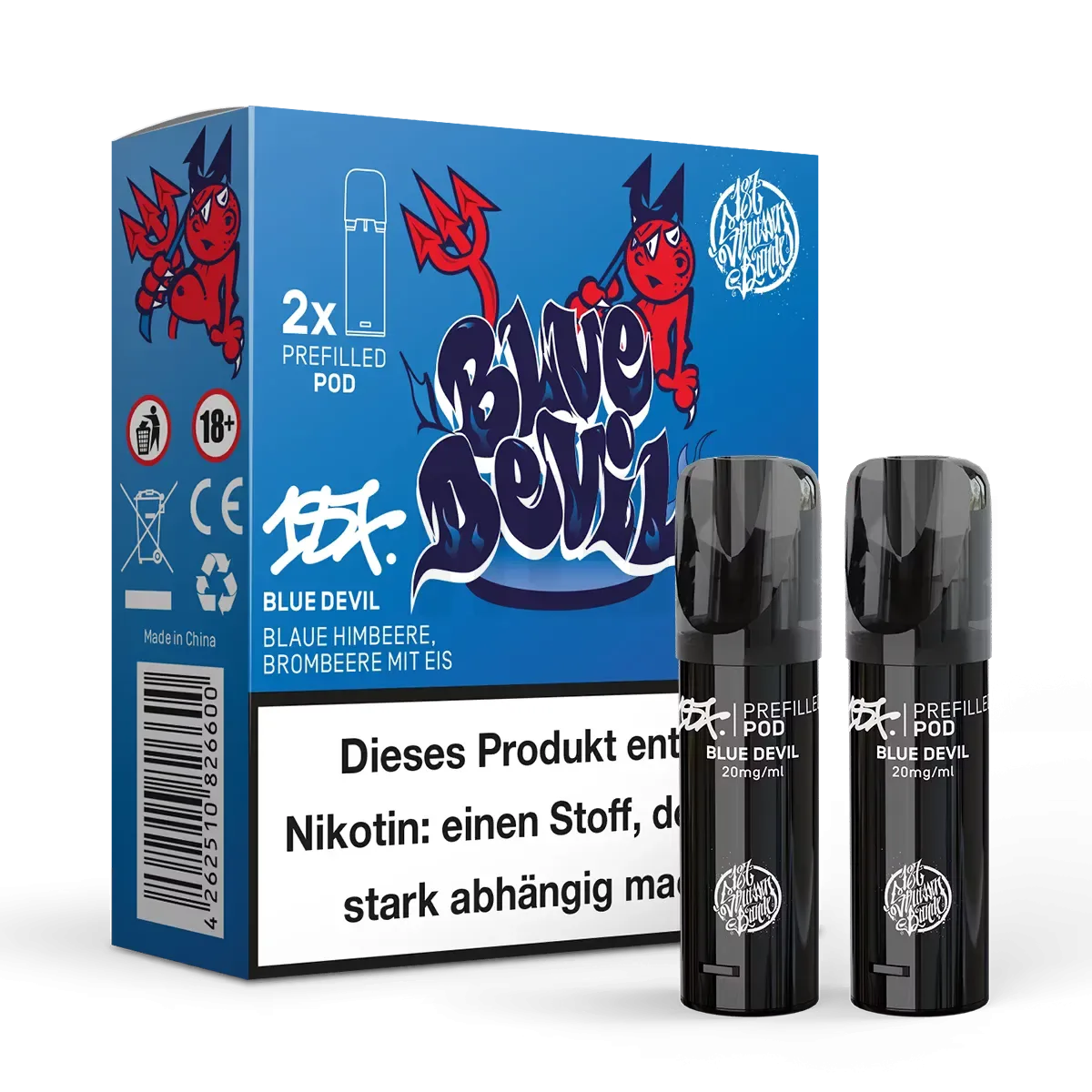 187 Straßenbande – Prefilled Pod Blue Devil – 2ml – 2er Pack