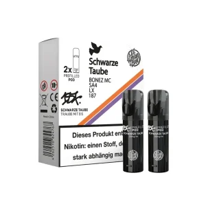 187 Strassenbande – Prefilled Pods (MatchBar) – 2 Stück – Schwarze Taube – 20mg/ml