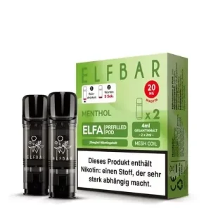 2x Elfbar Elfa Prefilled Pod – Strawberry Ice 20mg/ml