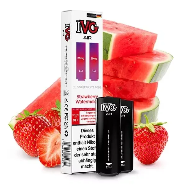 2x IVG Air Prefilled Pod – Strawberry Watermelon – 20mg/ml