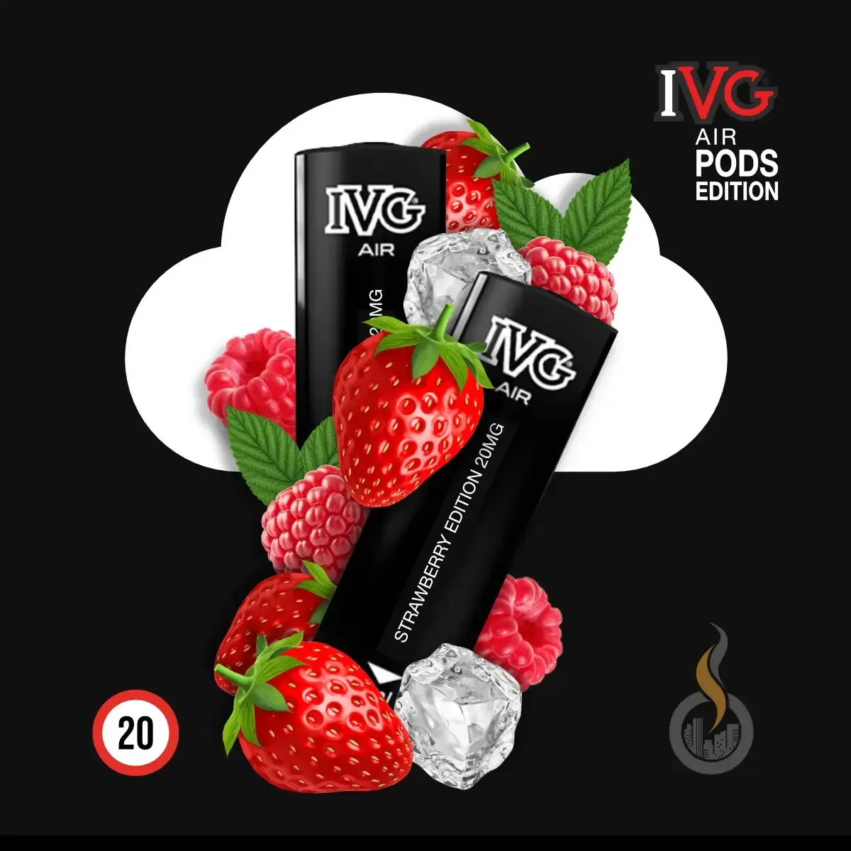 2x IVG Air Strawberry Edition Prefill Pod-Coils – 2 ml