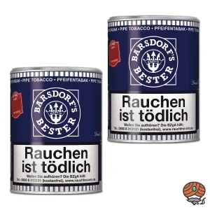2x Käpt´n Barsdorf´s Bester Dark Fired Pfeifentabak Dose à 160g