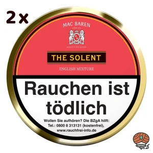 2x Mac Baren The Solent Mixture English Mixture Pfeifentabak 100g Dose