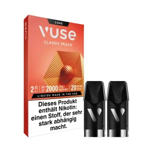 2x Vuse Pod Classic Peach Nic Salts 20mg