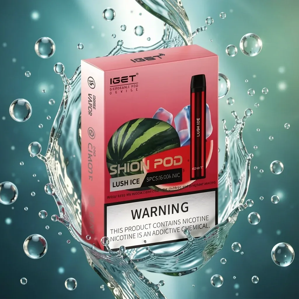 3 x IGET Shion 600 Puff – Lush Ice (3er-Pack)