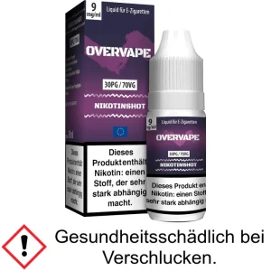 30PG / 70VG Nikotinshot 9 mg/ml – Overvape