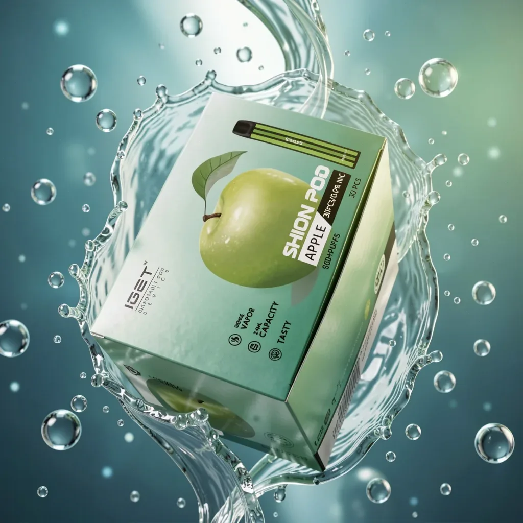 3er-Pack IGET Shion 600 Züge – Apfel