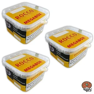 3x ROCCO Tabak / Volumentabak Gelb Megabox à 160g