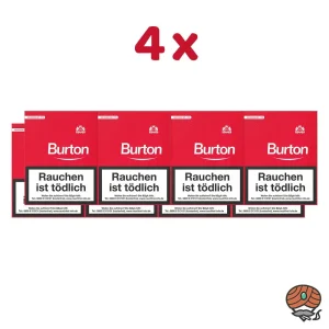 4 Stangen Burton Original Filterzigarillos (25 Stück/ Schachtel)