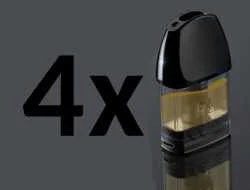 4 x Caliburn A2 Pod 0,9 Ohm Uwell 2,0 ml MTL - Image 2