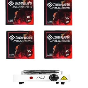 4kg Kohle - Kohleanzünder Bundle