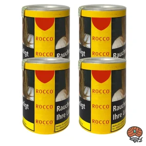 4x ROCCO Tabak / Volumentabak Gelb Dose 65g