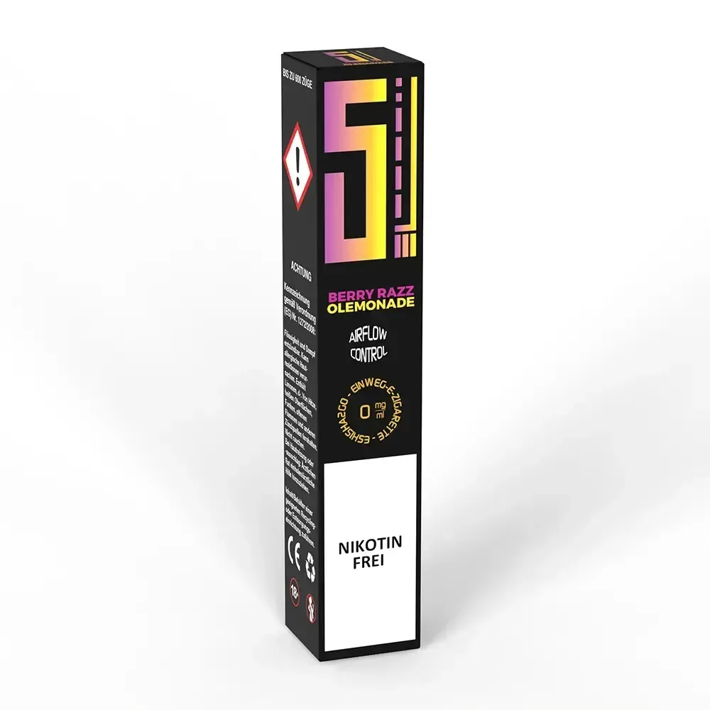 5 EL Berry Razz Einweg E-Zigarette 0mg