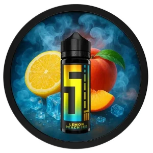5 El Lemon Peach Ice – Longfill Aroma 10ml