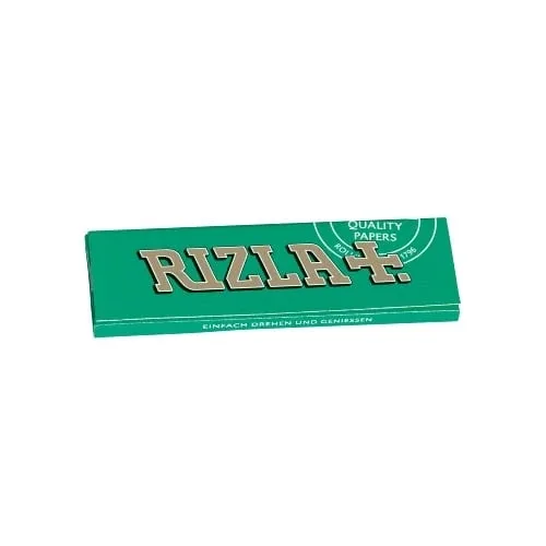 5 Heftchen à 50 Blättchen Zigarettenpapier Rizla Grün