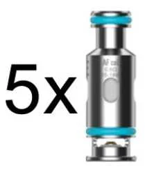 5 x AF Mesh Coil für Q Pod, Flexus 0,6 Ohm oder 1,0 Ohm Aspire