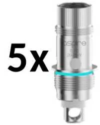 5 x Aspire Nautilus Mesh Coils 2S 0,7 Ohm für Nautilus, Nautilus 2, Nautilus 2S, Zelos, Nautilus Mini