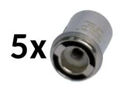 5 x CLP Fused Clapton Coil für Helmet Verdampfer Smok 0,6 Ohm 25 bis 60 Watt