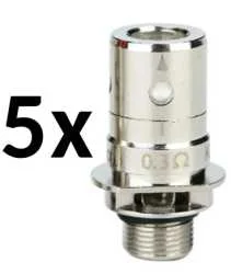 5 x Innokin Z Coil 0,8 1,0 1,6 oder 1,8 Ohm für Zenith Pro, Zenith Verdampfer, Zenith D22, Cool Fire mini, Z-Biip Pod, Zlide Verdampfer