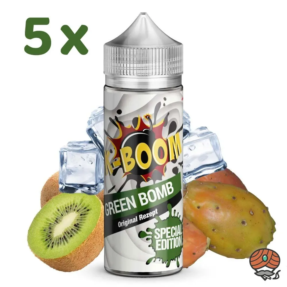 5 x K-BOOM Green Bomb 10ml Aroma, Longfill