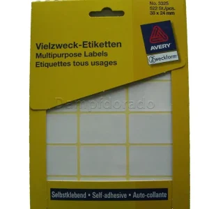 522 Etiketten 38 x 24 mm
