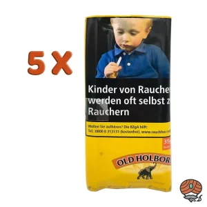 5x Old Holborn Yellow à 30g Pouch Drehtabak Zigarettentabak