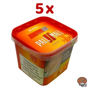 5x Pall Mall Allround Tabak / Volumentabak Maxi Box à 260g