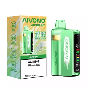 AIVONO AIM AIPOD KIT 30K 30K Züge Einweg E Zigarette Digital Display Pod System