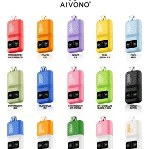 AIVONO Dual Mesh 20K Züge Einweg E Zigarette Wiederaufladbar