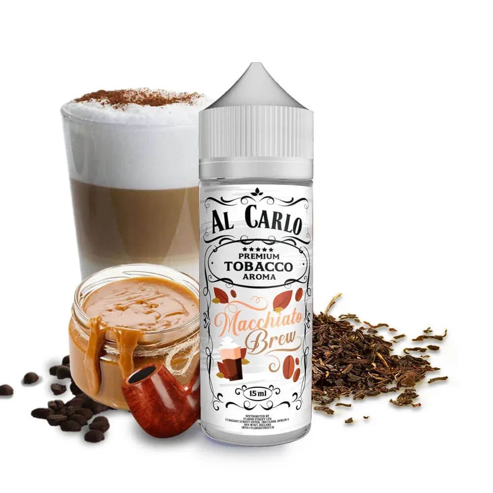 Al Carlo – Macchiato Brew (Longfill, 120 ml, Dessert, Tabak)