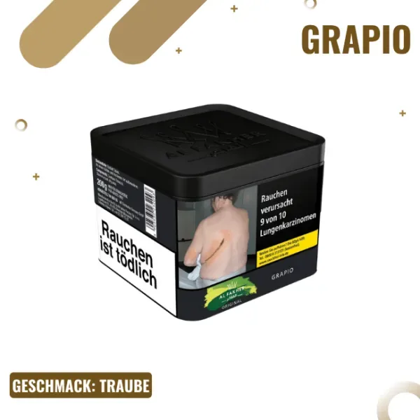 Al Fakher 200g – Grapio – 27,90€ Banderole