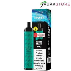 Al Fakher Crown Bar 600 | E-Zigarette | White Flash