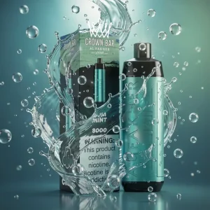 Al Fakher Crown Bar 8000 Puffs 18ml – Kaugummi-Minze