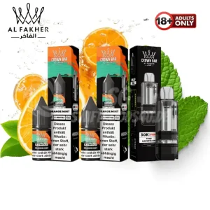 Al Fakher Cubic 30k Pod Bundle Orange Mint