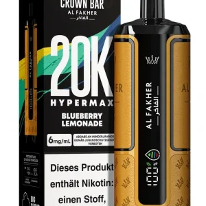 Al Fakher Hypermax 20000 – Blueberry Lemonade – 6mg Nikotingehalt