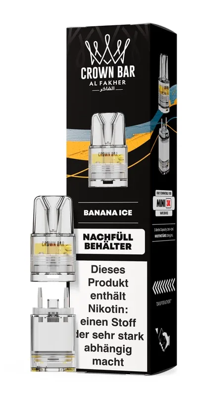 Al Fakher Mini 3K Pod – Banana Ice – 20mg Nikotingehalt