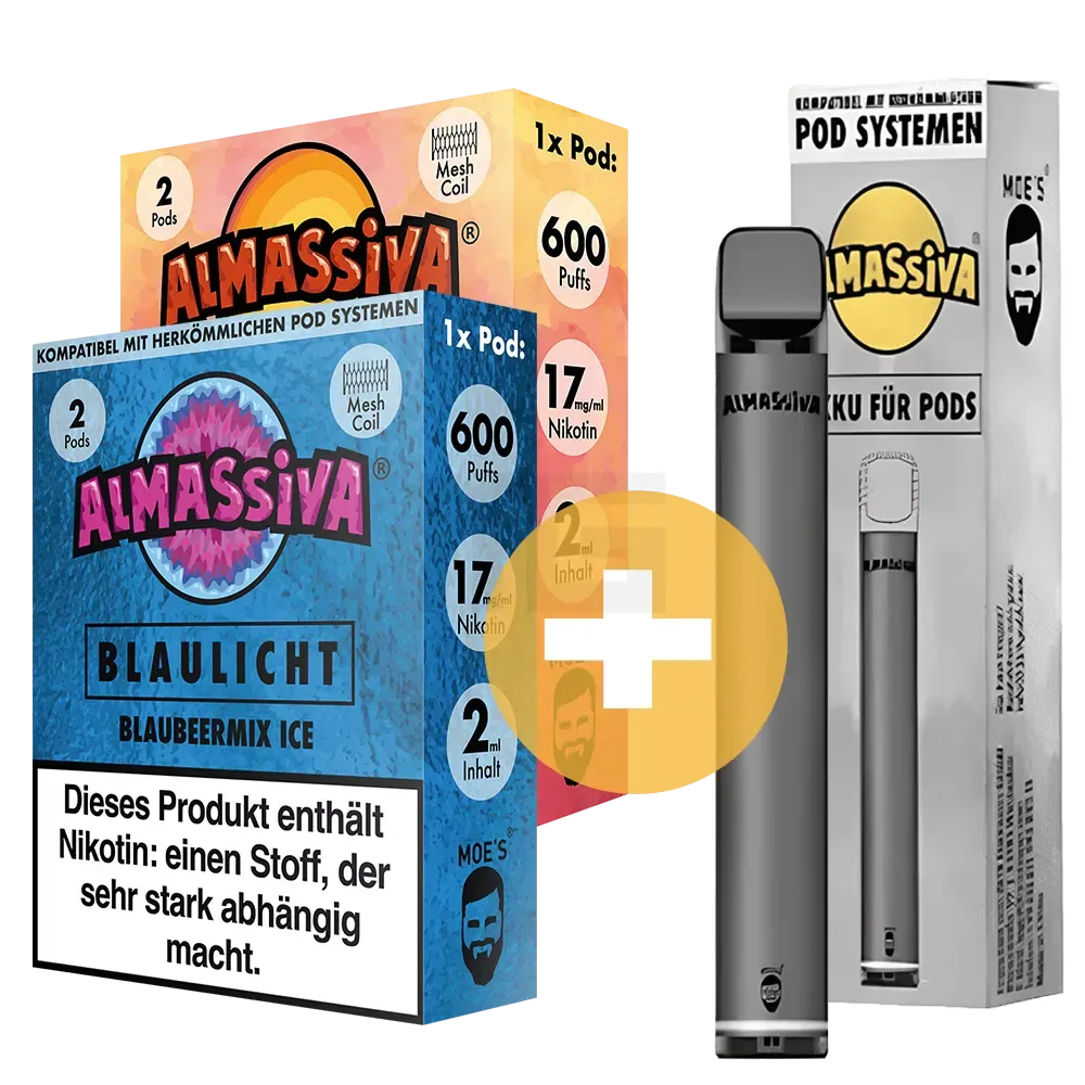 Al Massiva – 2+1 Promotion – Prefilled Pods + Basisgerät