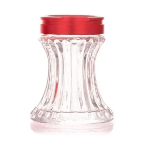 Aladin Shisha 2 Go Alu Ersatzglas – Rot