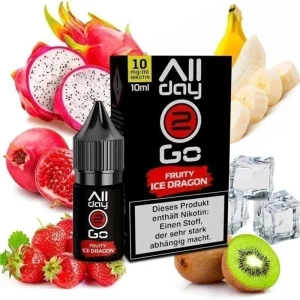Allday2Go – Fruity Ice Dragon 10ml Hybrid-Nikotinsalz Liquid