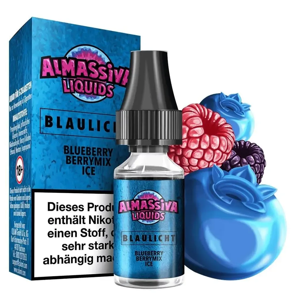 Almassiva Nikotinsalz Liquid 10ml – Blaulicht