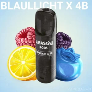 AlMassiva Prefilled Pods – Blaulicht X 4B (2er Pack)