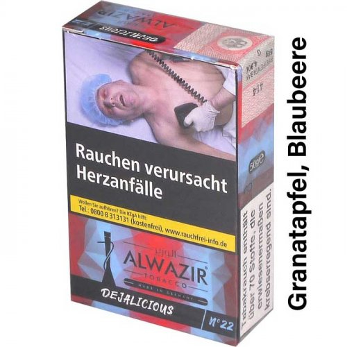 Alwazir Dejalicious No.22 Shisha Tabak 50g
