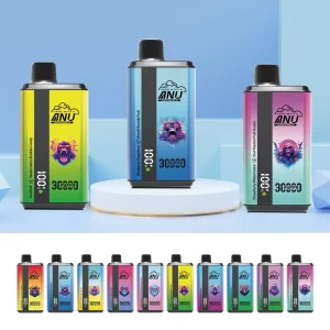 ANU Double Flavor 30K Züge Einweg E Zigarette Digital Display Wiederaufladbar